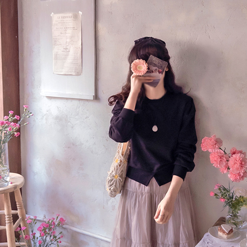 アニブショルダーシャーリング アントイム 耳よみフィットティー [size:F(55),L(66)]