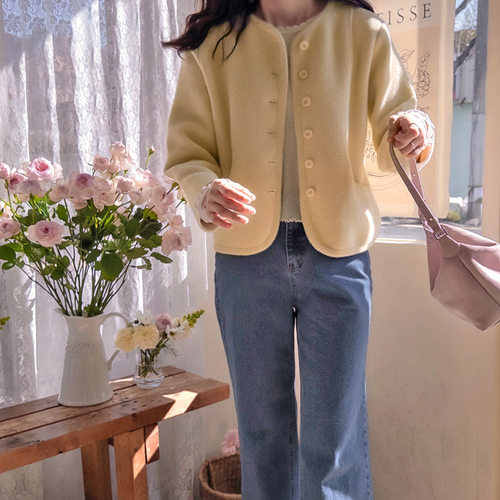 [LABEL]エリヤードちゃんスパン やわらかい マッシュピットジャケット [size:F(55～66)]