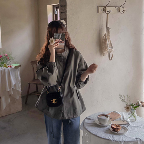 [LABEL] クロイツ シュポケット アンストリング マッシフィット デイリー ジャンパ<FONT color=#d8a4a4>[スレッチセール]</font>