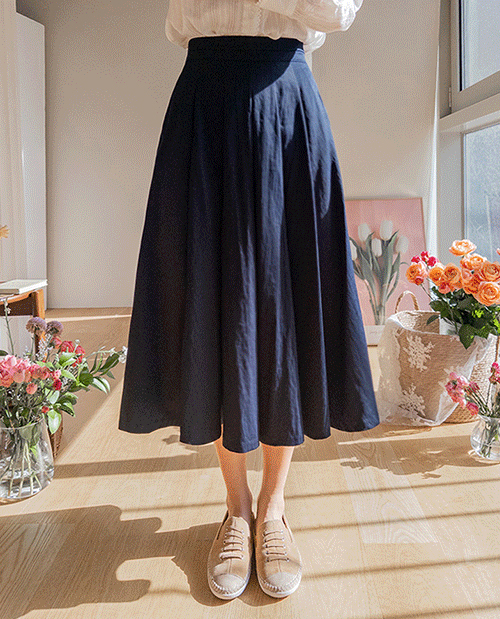 アイレット グッズカバー デイリー バックバンディング フレア ロングスカート [size:F(55～66盤)]