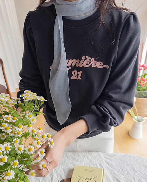 ルミドレタリング刺繍 マンツーマンティー [size:F(55～66盤)]