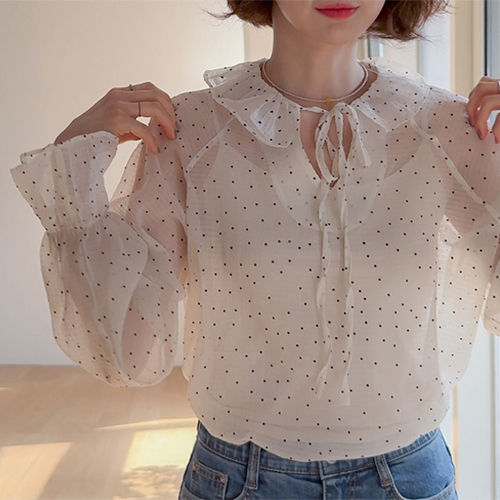 ローエンシー・チャール エリフィット ザンザンドット ブラウス [size:F(55～66)]