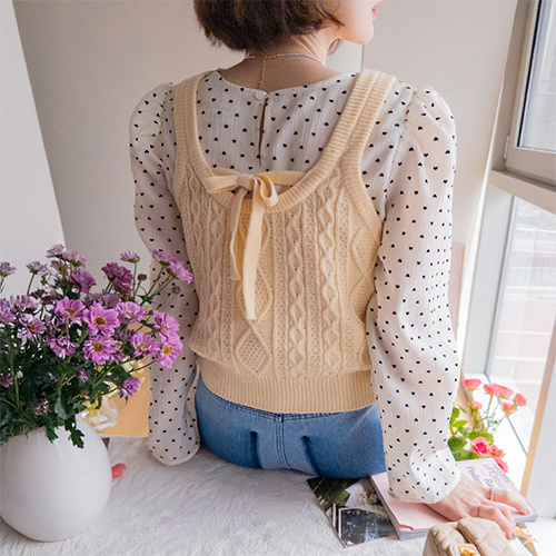 コイズンデイリームードニットビスティエ [size:F(55～66)]