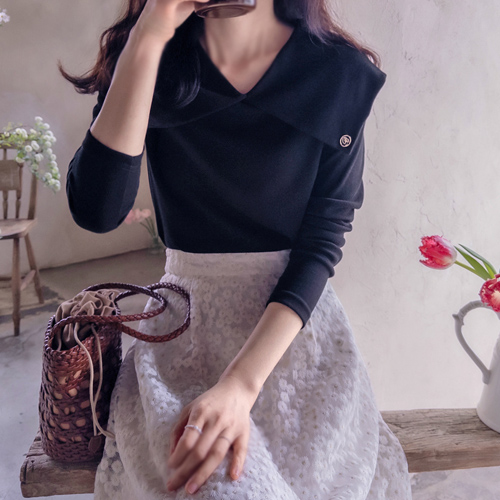 ロイカラゴールドパンダント 柔らかい版 スリムフィットティー [size:F(55～66)]