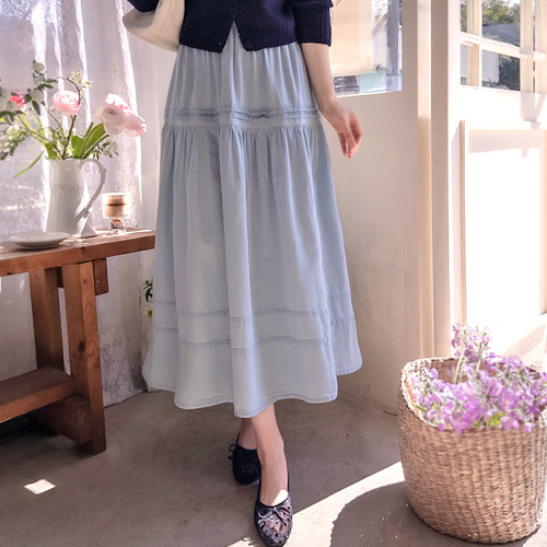 [LABEL] ロドナー ボムシャリング フレキシブルチャールフィット チョンスカート [size:F(55～66)]