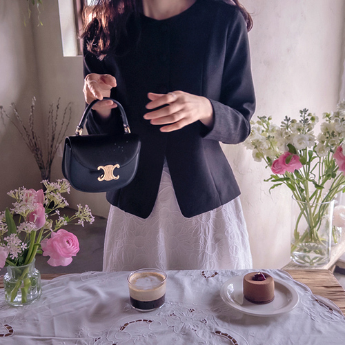 アナベルズボタン ヨリスリムフィット シックなジャケット [size:F(44～55)]