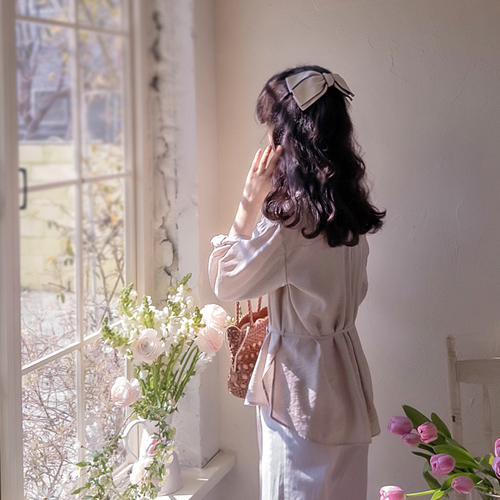 グランスチャーラン エリフィット ウエストストラップセット 洗練美 ブラウス[size:F(55～66)]