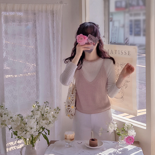 シュペルズ レイヤード ビスティエ ラブリーニット [size:F(55～66)]