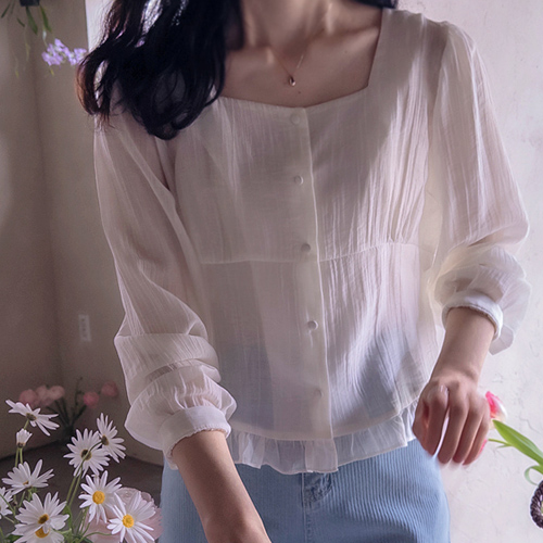 シュジェマシャリング ボムテンセル タイセット サランフィット ブラウス[size:F(55～66)]