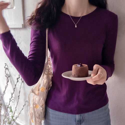 シュプラント 柔らかい春テンセル 快適なエリフィットティー [size:F(55～66)]