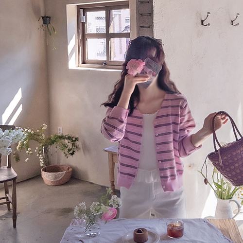 ロバーツ ボムダンガラ 洗練美 ソフトカーディガン[size:F(55～77)]