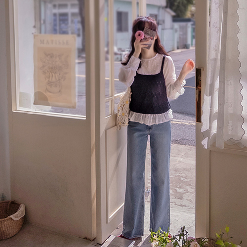 [ベスト特価5千ウォン割引] <FONT color=#5a3954>MADE PREMIUM</font>リデロですっきり日付フィットデニムパンツ[size:S,M,L,XL(ロング/ショット)]