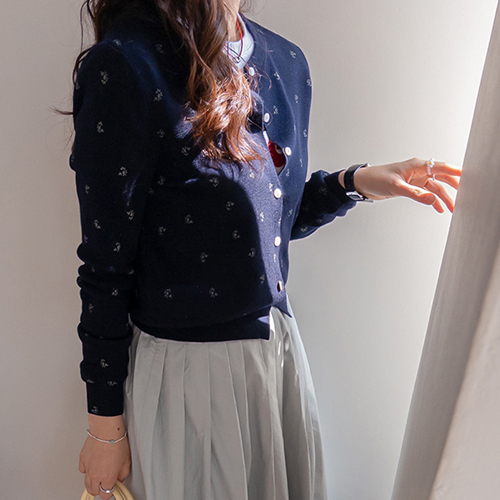 ジェンド エリフィット ザンザンフラワー カーディガン [size:F(55～66)]