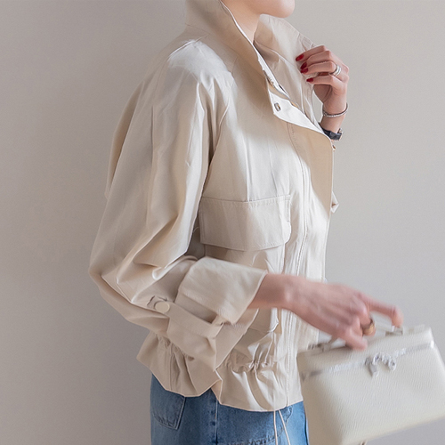 ボニン 軽くかけやすいハイネックストリング ジャンパ [size:F(55～66盤)]