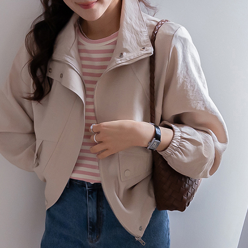 ミケンノデイリーに着こなせるハイネックジャンパ [size:F(55～66盤)]