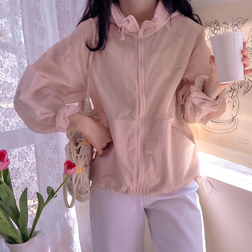 カラヤン春＆サマーヒドンフード 高品質アノラックジャンパー [size:F(55～66)]