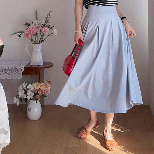 ルイナ合わせ後部バンディング フルAラインフレアスカート [size:F(55～66盤)]
