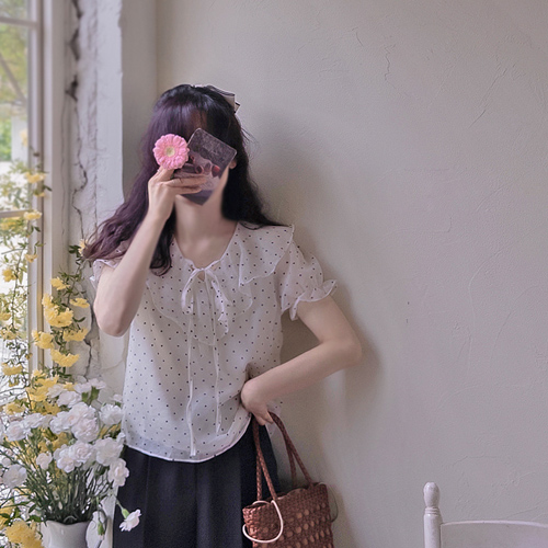 ジェマハート ウンウンシルキ シャリンカラ ブラウス [size:F(55～66)]