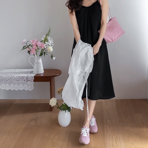 レアル・エリフィット・ネックライン・フリル・ビスティにロングワンピース [size:F(55～66)]