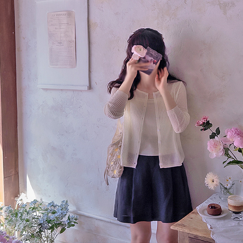 ピーターソンラブサマーマッシュガーディガンとナシセット[size:F(55～66)] 