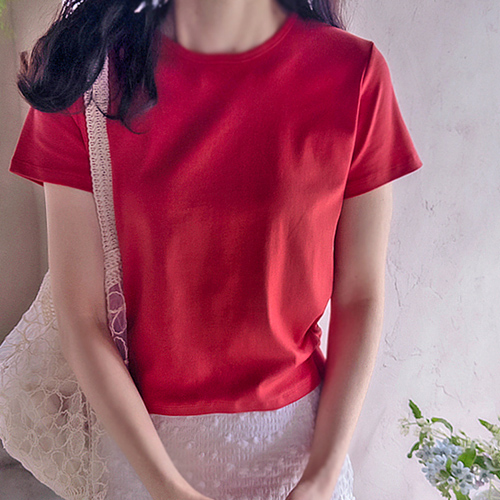 シルキー・ムード・ジェルディン・チュッグスパンライン 可愛らしい快適なスリムフィットティー【size:F(55～66)】