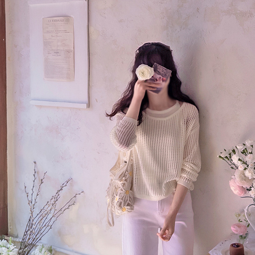 [LABEL] クランチアラブリーマッシュニットとナシセット[size:F(55～66)]