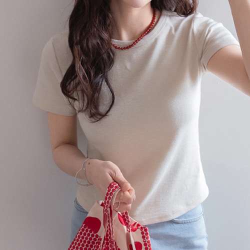 メリッドボドルスパン すっきり基本フィット テンセルティーシャツ [size:F(55～66)]