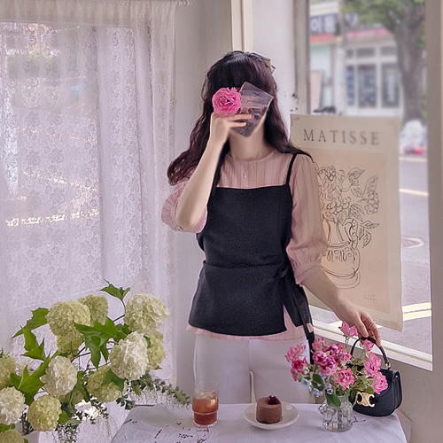 ブリンクビスティエセット ジュールパターン ブラウス[size:F(55～66)]