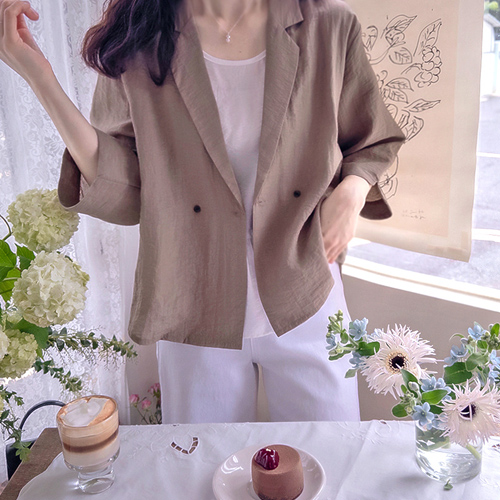 [プレビュー 15%割引] <FONT color=#5a3954>MADE LIN</font>シューラス サマー雨針 柔軟な防風7ブーツジャケット[size:F(55～66)]