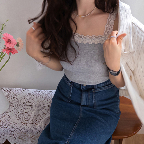 リエス エリムード レイス スクエアネック スリーブレス[size:F(55～66)]