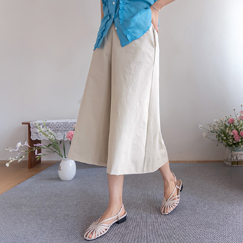 ヌデリーサランサラン ライトAライン スカートパンツ [size:S,M,L]