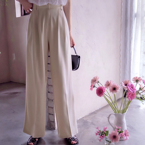 [size:F(55～66)] カーニベル トゥピンタック サマークーリング シャランピットパンツ [size:S,M,L (ロング/ショート丈)]