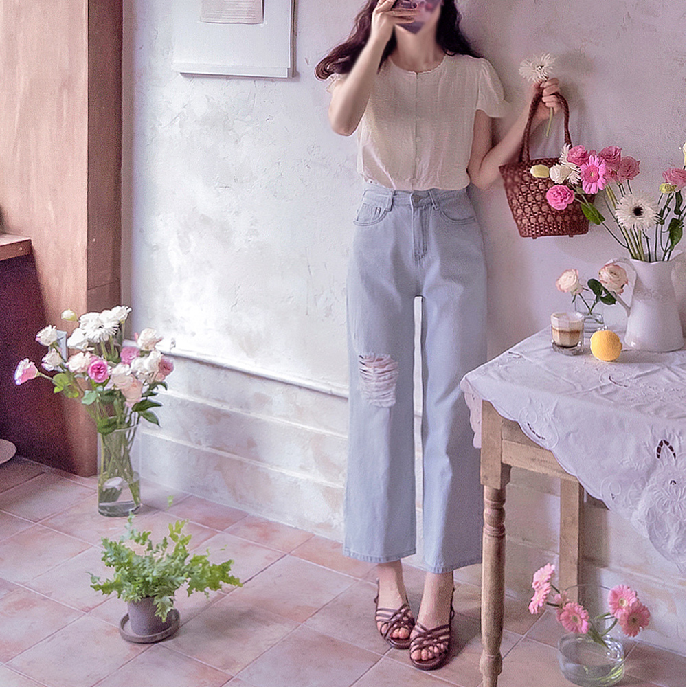 ロジャースビンボードルフレキシブルスリムフィットバンドリッピングパンツ[size:S,M,L]