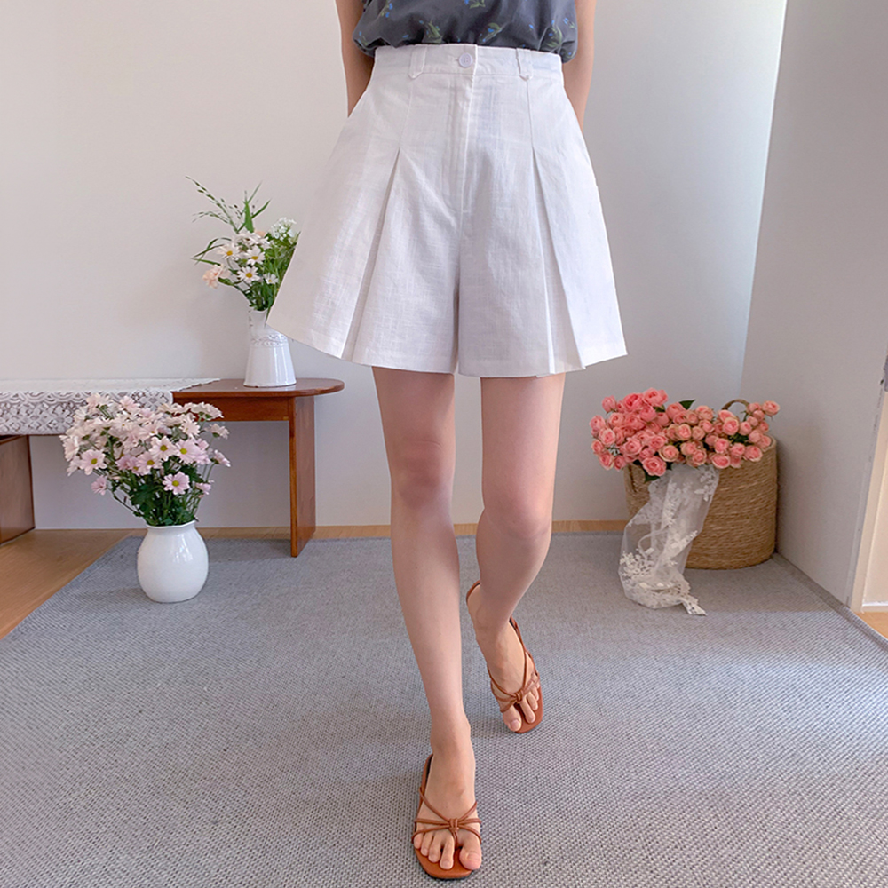 クロエプリッツキュロットパンツ[size:S,M,L]