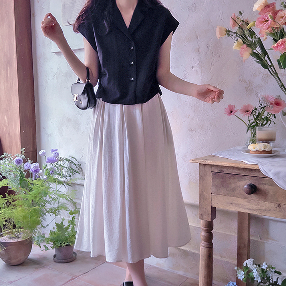 ロイサマーサイドシャーリングアンカラジャケットブラウス[size:F(55～66)]