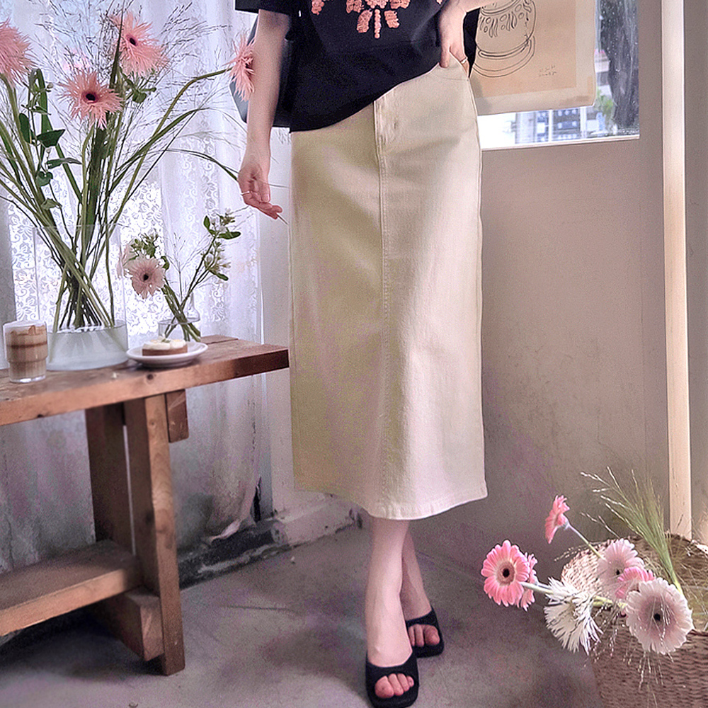 [2短期長] ポールジェニー 触手スパンパーファクトフィットバンドスカート [size:S,M,L (ショット/基本機長)]