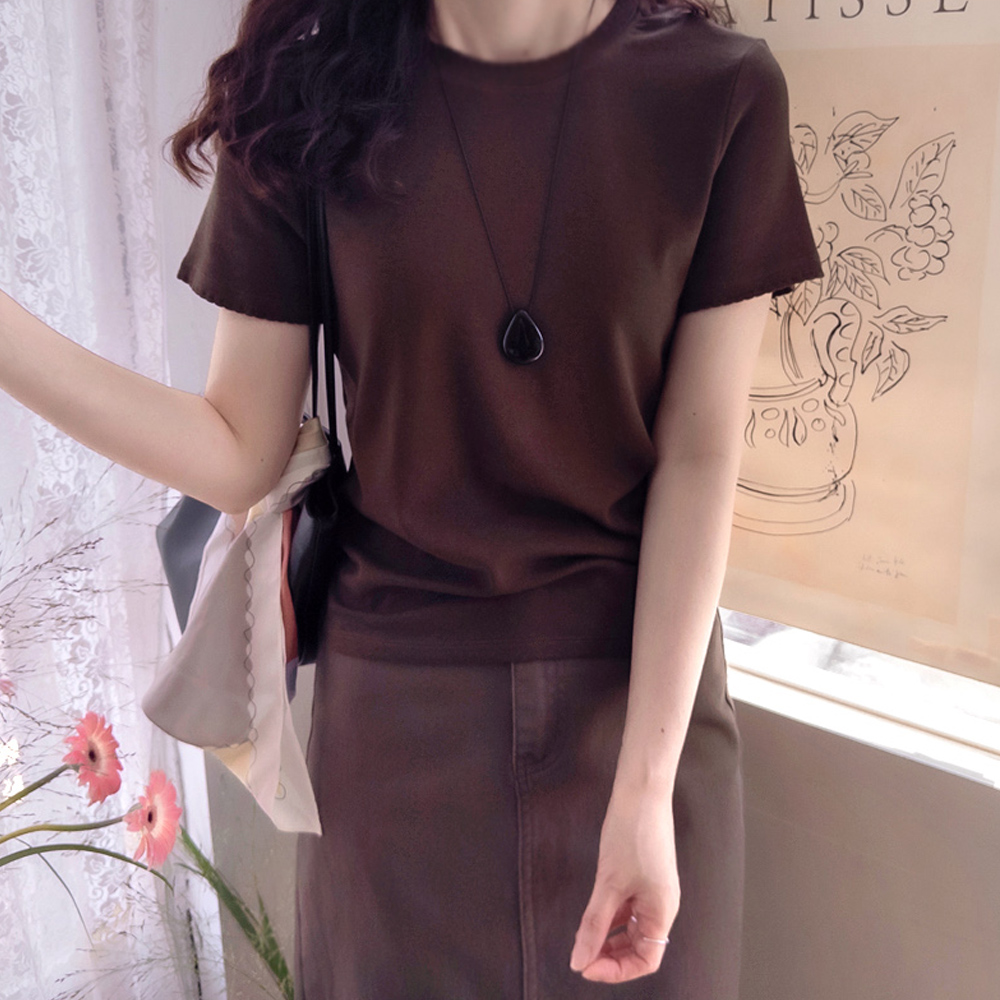 ニューフレンド波ネックマランタングルソフトティー [size:F(55～66)]