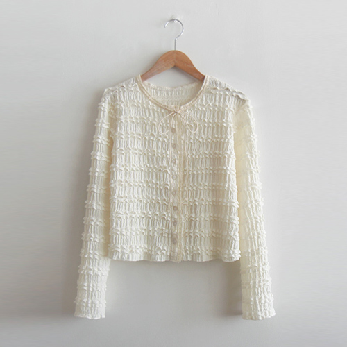 [特価30%★限定数量] デニーハウス ラブリーレース 洗練美 ブラウス[size:F(55～66)]