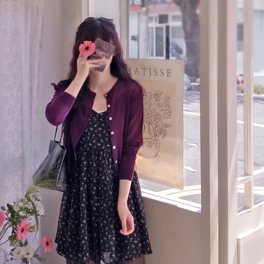 マドレン 秋の安打 軽く照らす マッシフィット カーディガン [size:F(55～66)]