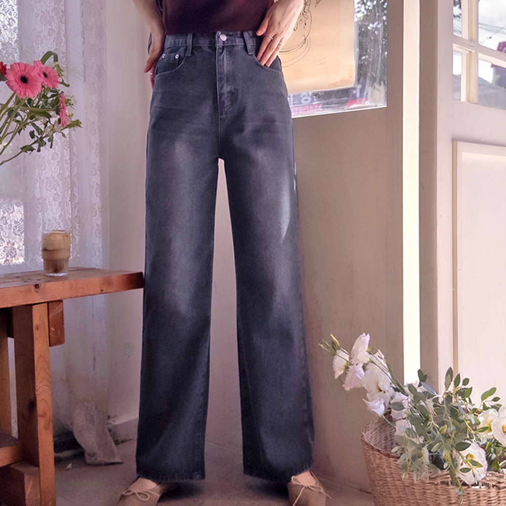 フランディアキャットウォッシング タンタン柔軟デニムパンツ [size:S,M,L,XL,2XL]
