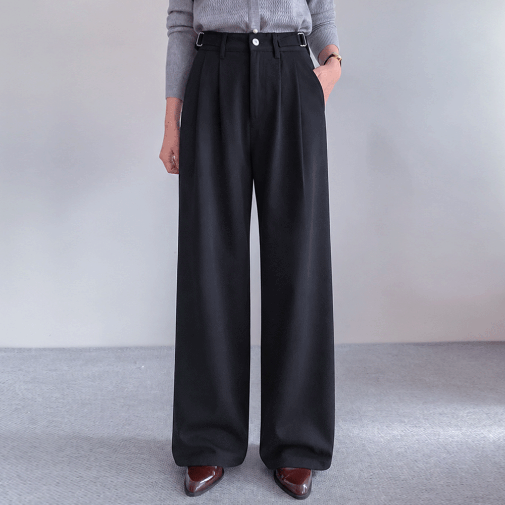 カスタム比率ビージョー3TYPEピンタックワイドパンツ（ショット/基本/長） [size:S,M,L,XL,2XL]